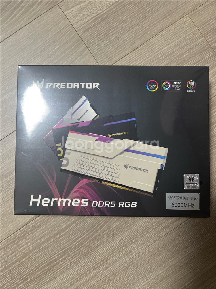 DDR5 RGB 메모리 32gb--0