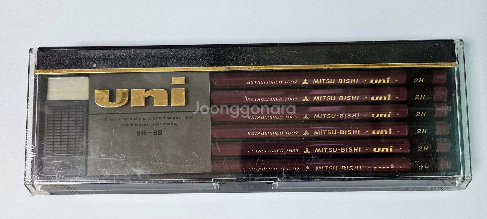 빈티지 미츠비시 유니 연필2h 3h 4h 경도--2