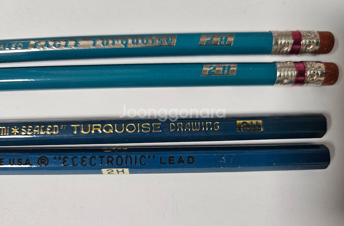 빈티지 이글 터쿼이즈 연필 경도 2h--2