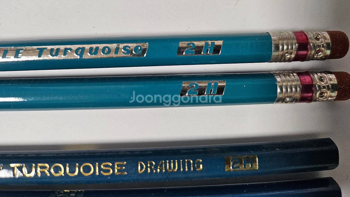빈티지 이글 터쿼이즈 연필 경도 2h--1