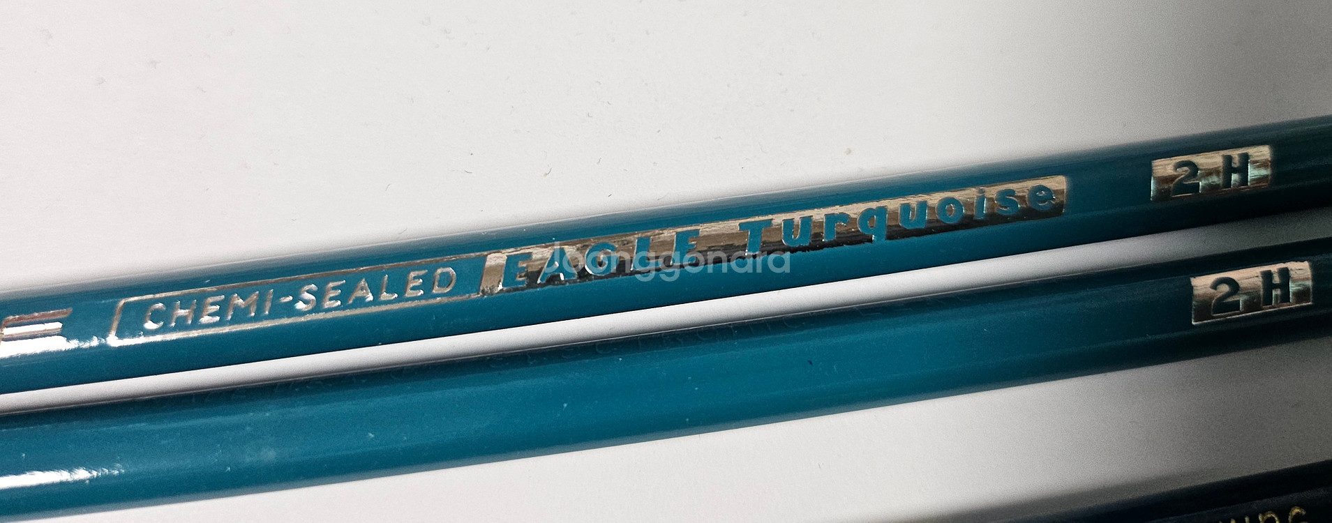 빈티지 이글 터쿼이즈 연필 경도 2h--4