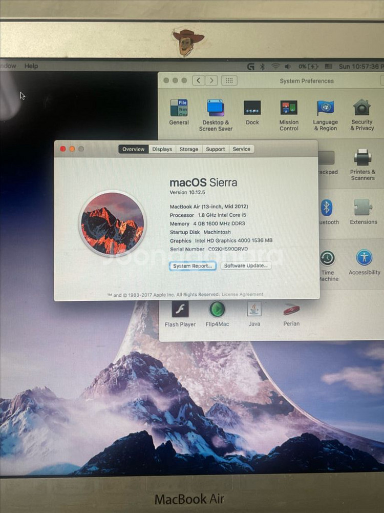 맥북에어 13인치 A1466--2