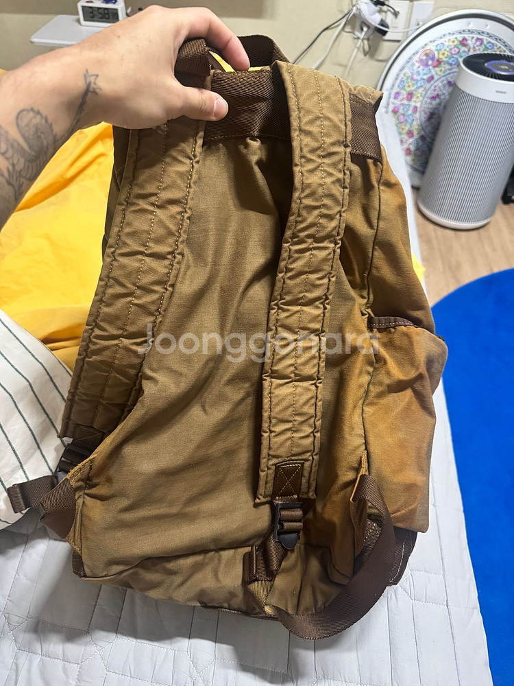 요시다포터 CRAG RUCKSACK 크래그 럭색 다크브라운 색상 판매--2