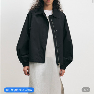 mohan 모한 TFS 칼라 코튼 봄버 자켓 블랙 S 이미지