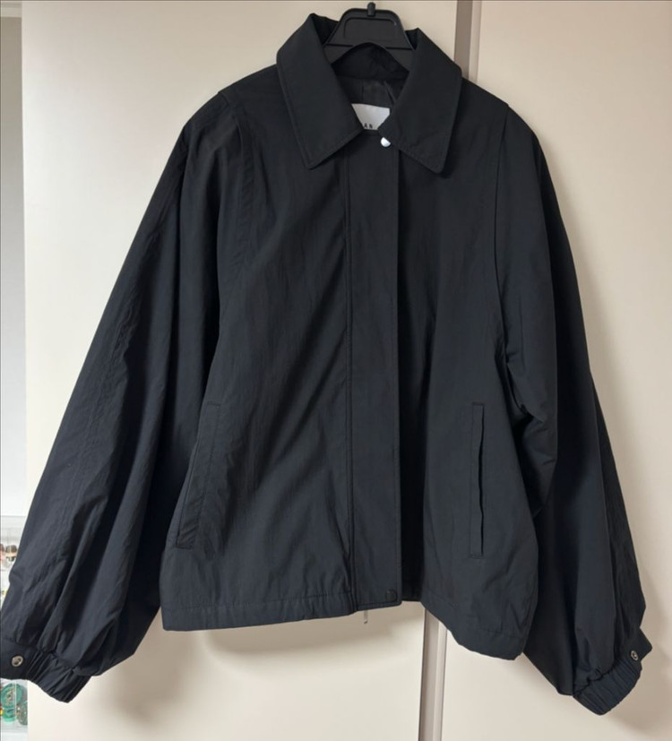 mohan 모한 TFS 칼라 코튼 봄버 자켓 블랙 S 이미지