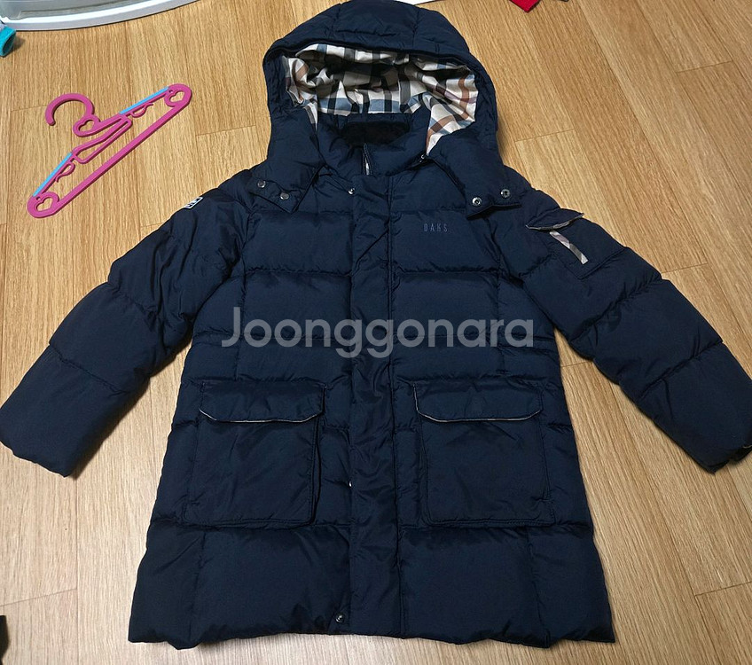 아동 140호 닥스 키즈 오리털 롱패딩 점퍼--0