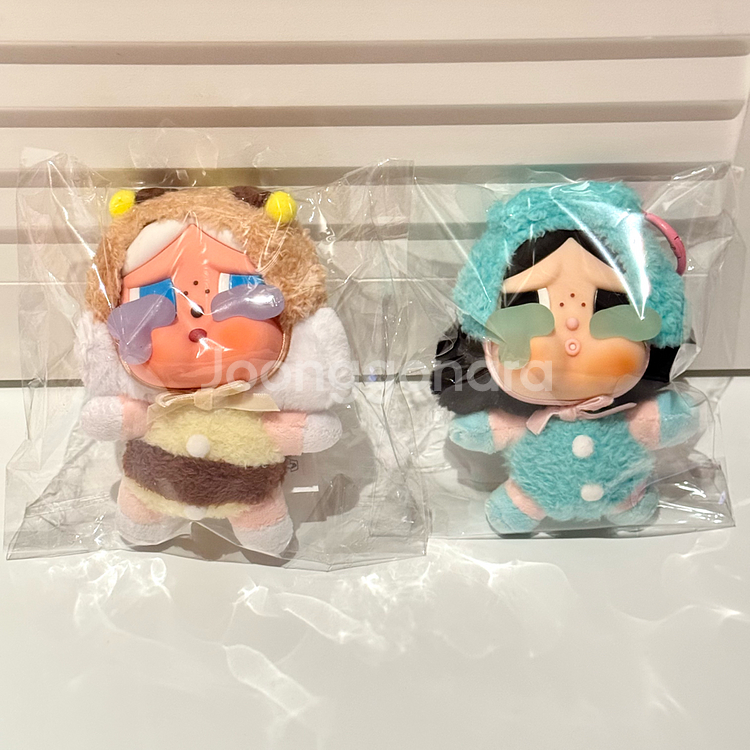 새상품) 크라이베이비 어게인 꿀벌, 개구리 인형키링--0