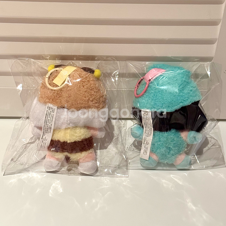 새상품) 크라이베이비 어게인 꿀벌, 개구리 인형키링--1