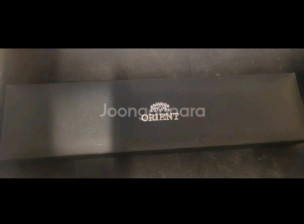 오리엔트 밤비노 스몰세컨즈 골드 가죽 시계 정품--6