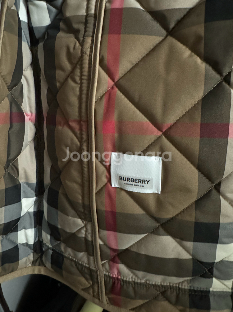 버버리 달리 퀼팅 자켓 (새상품) L--2