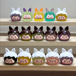 수지 제작 피규어 야광 초콜릿 크림 코팅 모찌 미니어처 오브제