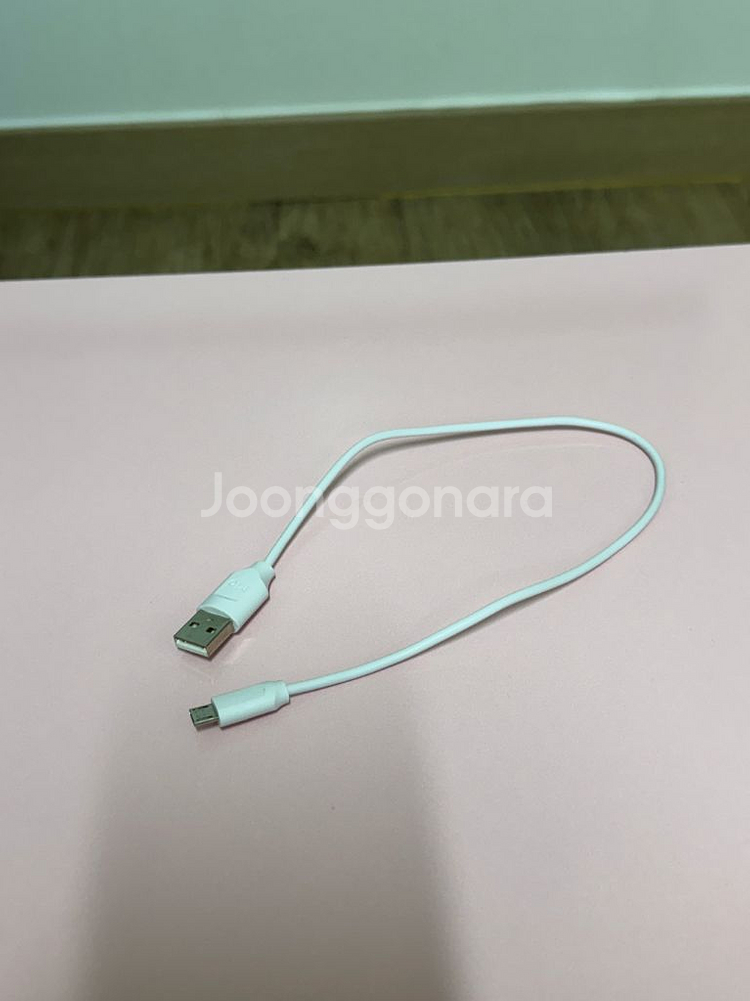 USB-A to 5핀 충전 케이블 34cm--0
