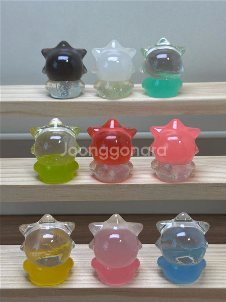 수지 제작 피규어 야광 소원별 미니어처 오브제--1