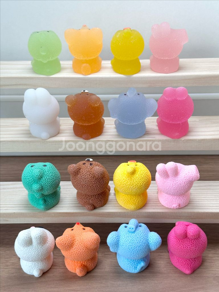 수지 제작 피규어 야광 짱구 과일 동물 캐릭터 미니어처 오브제--1