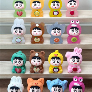 수지 제작 피규어 야광 짱구 과일 동물 캐릭터 미니어처 오브제