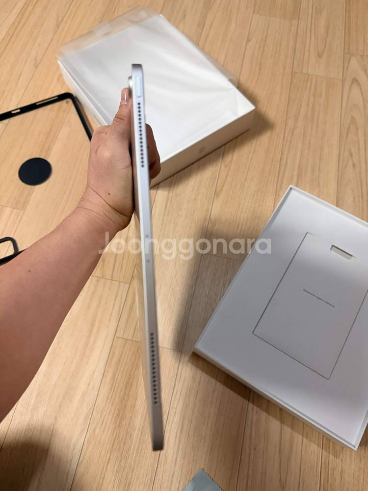 아이패드 프로 3세대 12.9 1TB 와이파이 실버+애플펜슬 2세대+케이스--11