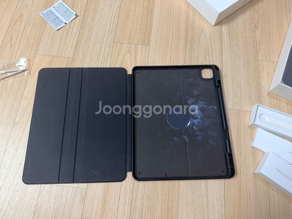 아이패드 프로 3세대 12.9 1TB 와이파이 실버+애플펜슬 2세대+케이스--5