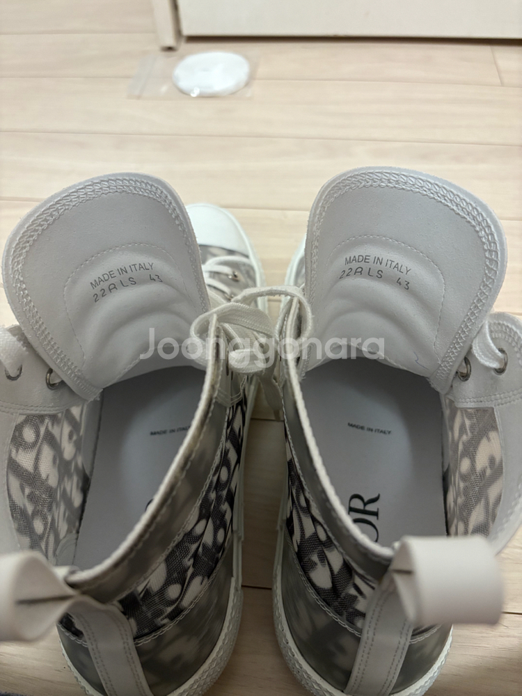 [43] 디올 오블리크 b23 하이탑 스니커즈--7