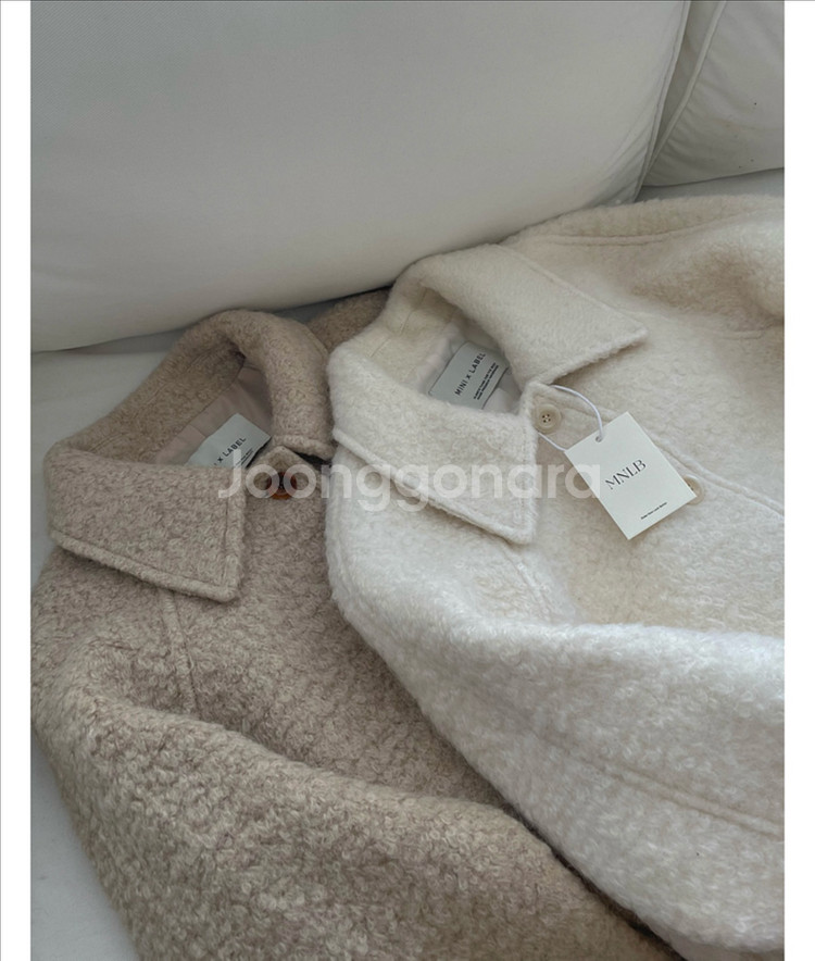 디어먼트 울 덤블 하프 싱글 코트--5