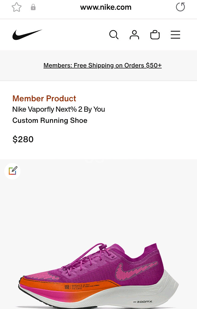 나이키 베이퍼플라이 바이유 커스텀 스페셜오더--6