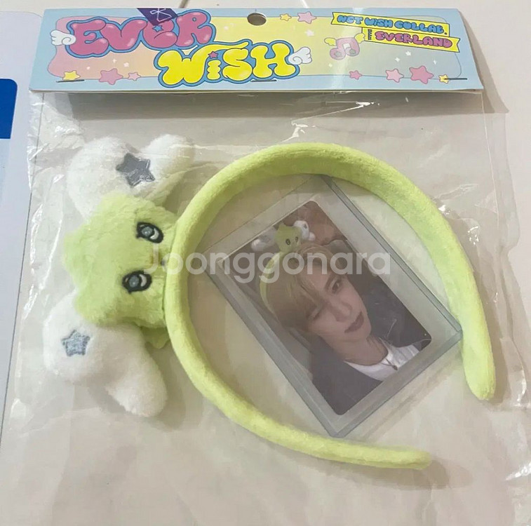 *에버랜드 위츄 머리띠 + 시온 포카 엔시티 NCT 위시 시오닝--0