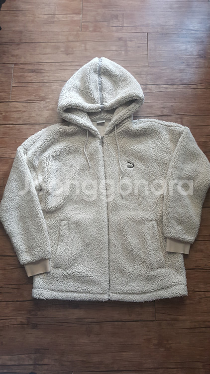 푸마 퍼 후드 집업 XL--0