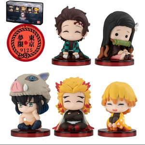 (한정판미개봉) 귀멸의칼날 스와라세타이 피규어 가챠 무한열차 한정판 풀세트