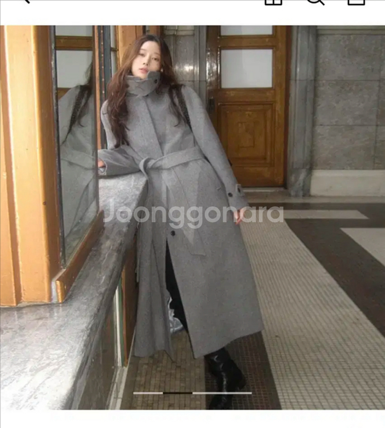 노티아 울 싱글 발마칸 코트--7