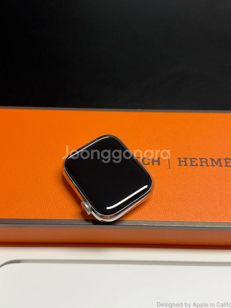 애플워치7 에르메스 45mm 실버--1