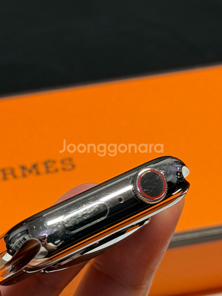 애플워치7 에르메스 45mm 실버--5