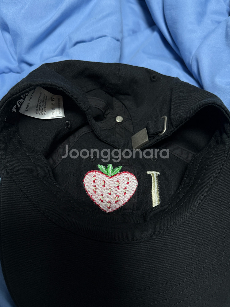 패슬 Strawberry Washed Cap Black--4