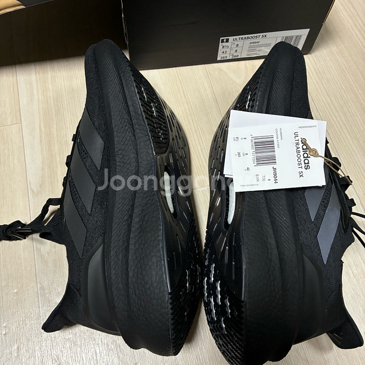 아디다스 울트라부스트 5X 올블랙 265 새상품--4