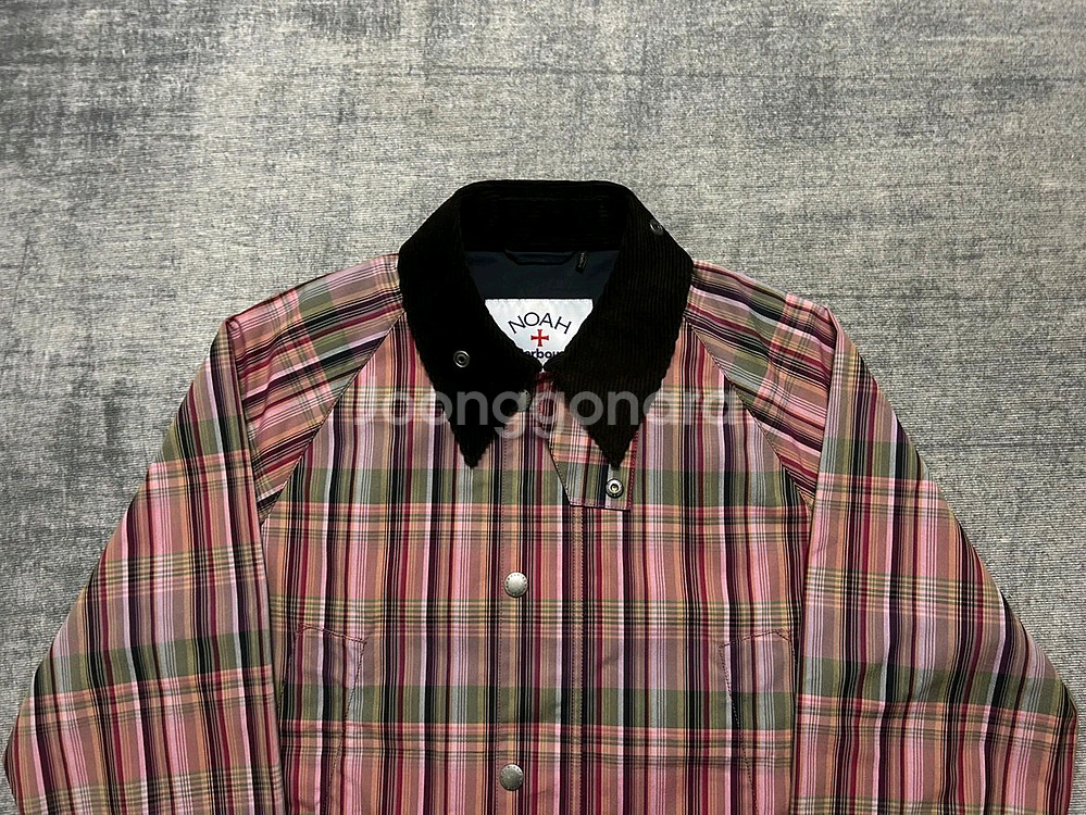바버x노아 멀티체크 비데일 자켓--3