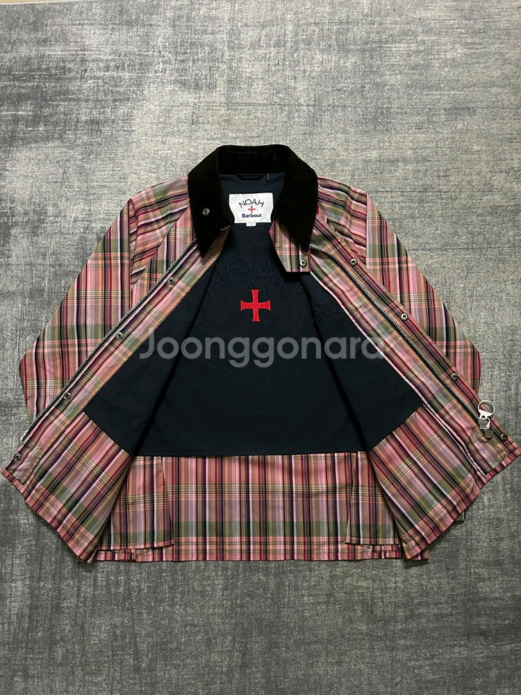 바버x노아 멀티체크 비데일 자켓--2