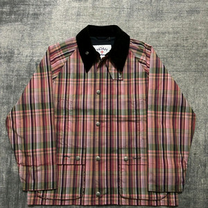 바버x노아 멀티체크 비데일 자켓