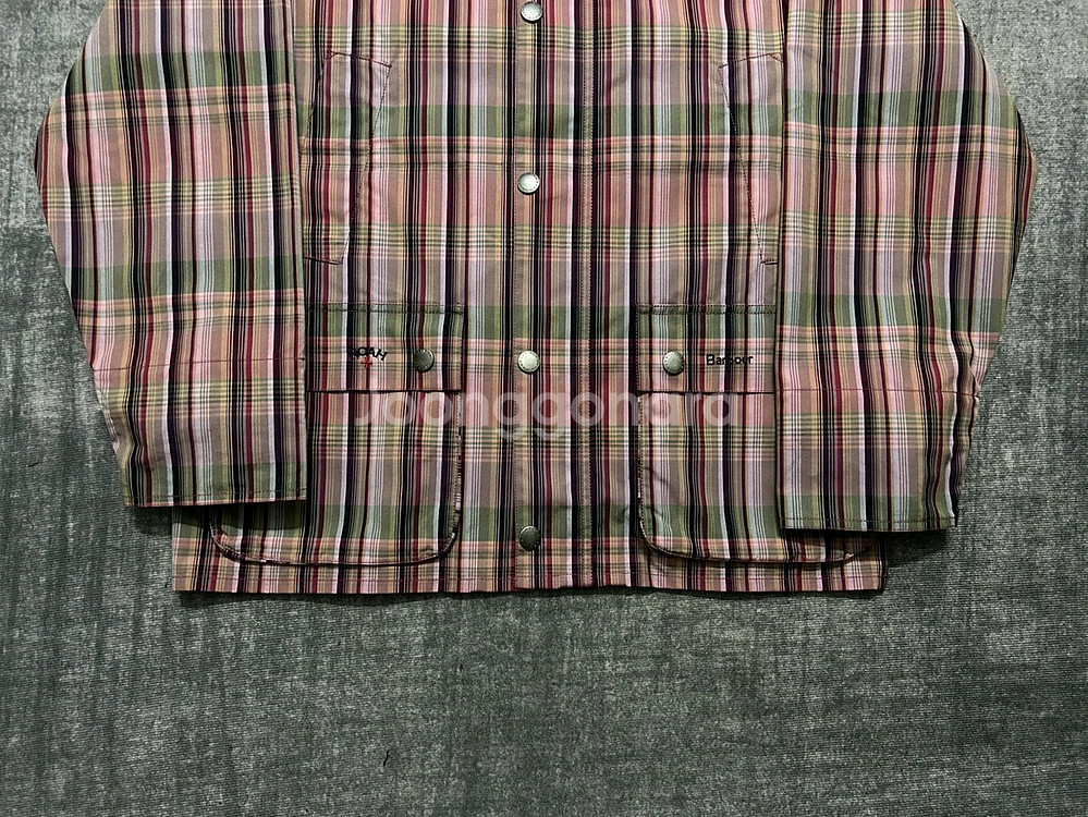 바버x노아 멀티체크 비데일 자켓--4