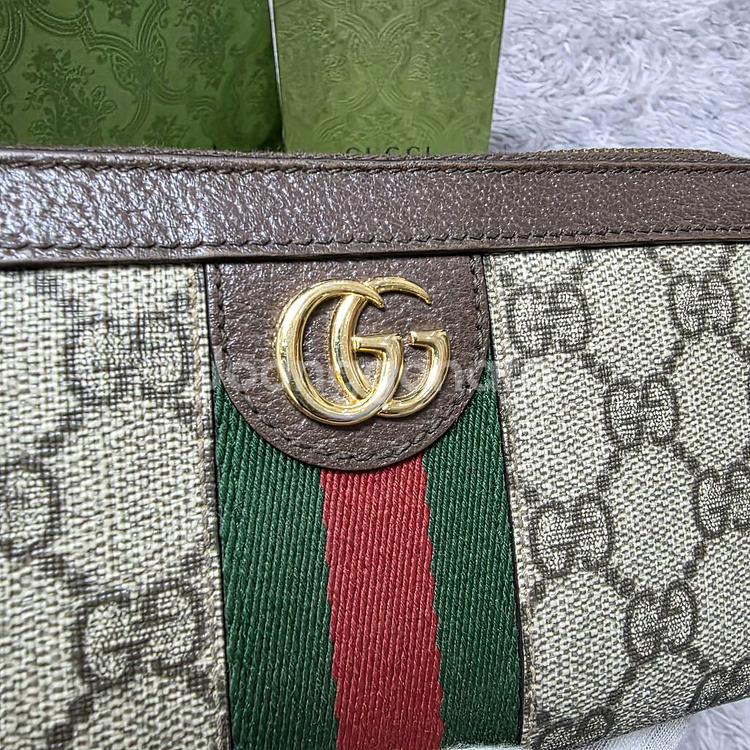 [클로젯][풀구성+영수증][신형24ss]구찌 오피디아 지퍼돌이 장지갑--3