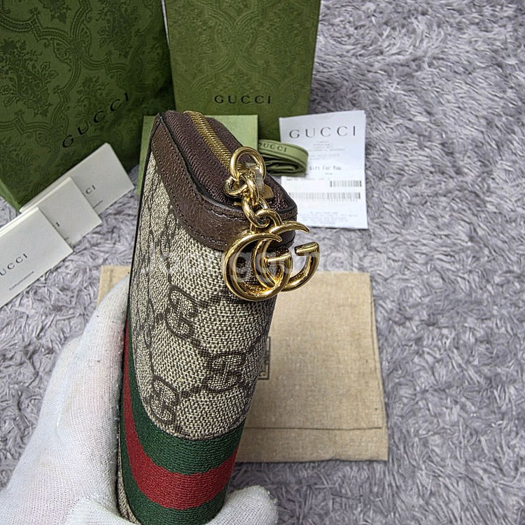 [클로젯][풀구성+영수증][신형24ss]구찌 오피디아 지퍼돌이 장지갑--4