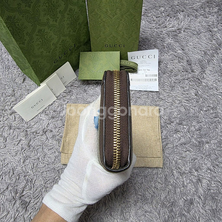 [클로젯][풀구성+영수증][신형24ss]구찌 오피디아 지퍼돌이 장지갑--9