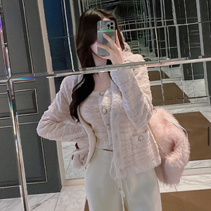 수입의류 미엘르 트위드가디건자켓+바지