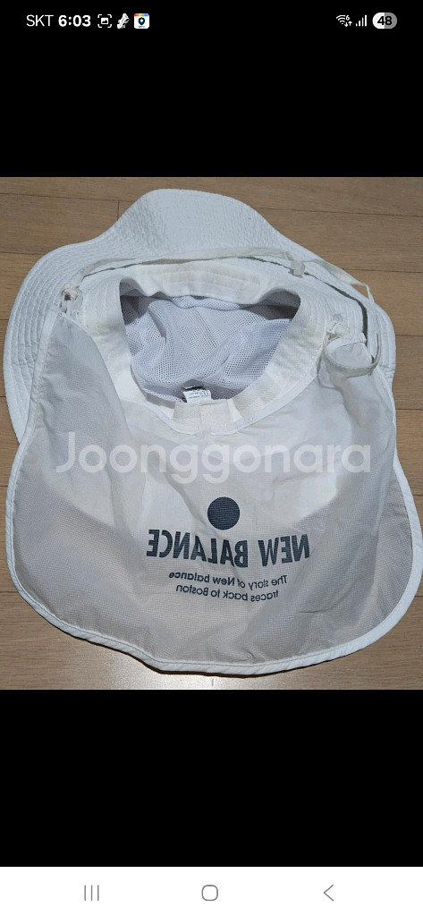 뉴발란스 키즈 버킷햇 거의새상품--2