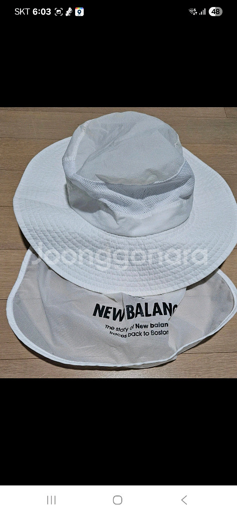 뉴발란스 키즈 버킷햇 거의새상품--1