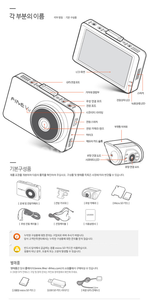 파인뷰 LX2000 블랙박스 2채널--7