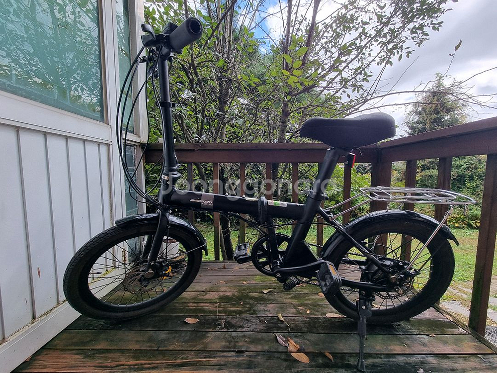 삼천리 전기자전거 팬텀 마이크로 접이식 팝니다.--3