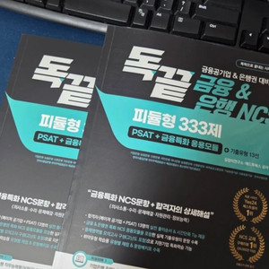 독끝 금융&은행 NCS 피듈형 333제 새책