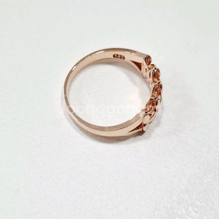 14k핑크골드 반지12호--1