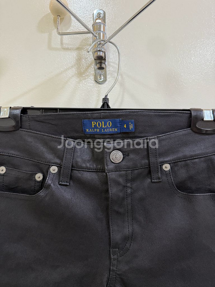 폴로랄프로렌 레더 팬츠 정품--1