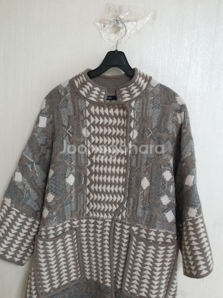 여성 시스템 을.알파카 니트코트(오벅핏90-100)--2