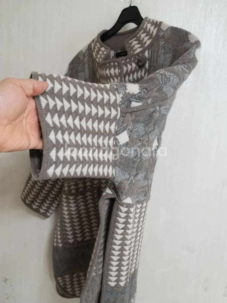 여성 시스템 을.알파카 니트코트(오벅핏90-100)--3