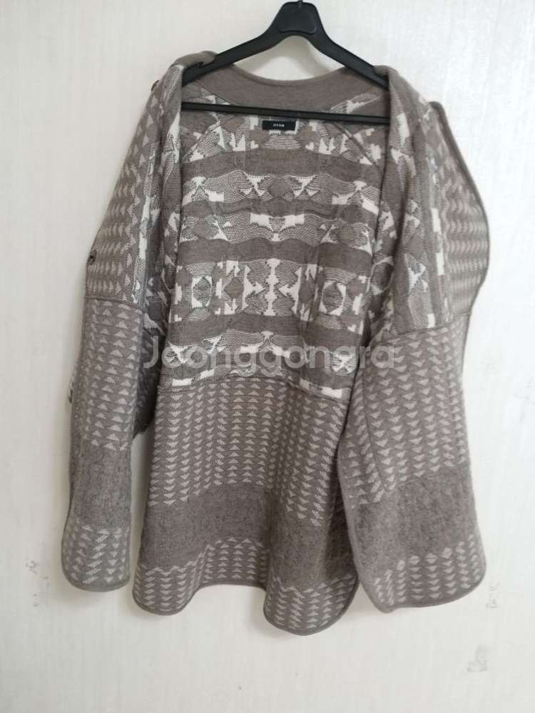 여성 시스템 을.알파카 니트코트(오벅핏90-100)--4